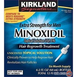 Tratamiento para la caida del pelo en Hombres Minoxidil 5% Kirkland